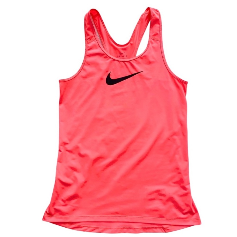 Nike | NWOT • Hyper Cool Dri-Fit Neon Orange Racerback Athletic Tank Top